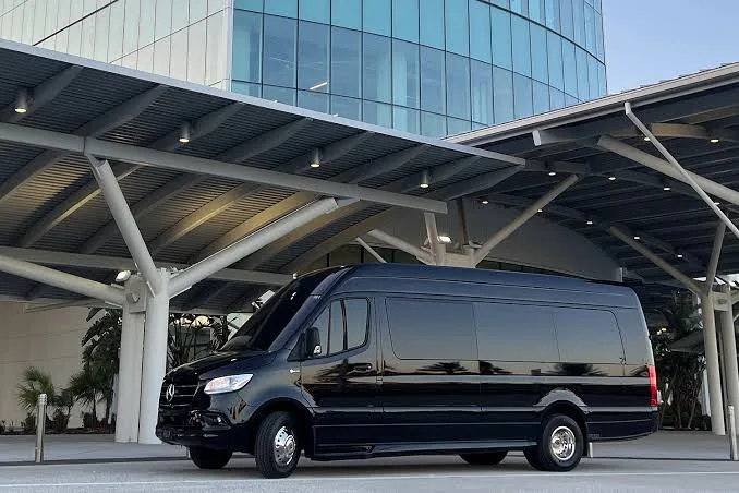 Interior detail of the Passenger Sprinter — seating and finish