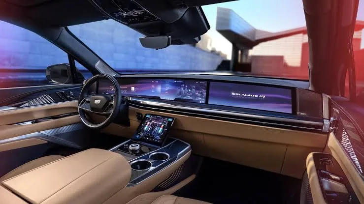 Interior of the Luxury SUV, rear passenger cabin