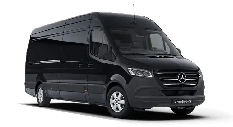 Limousine Sprinter — Mercedes Sprinter · limo interior for hire in NYC