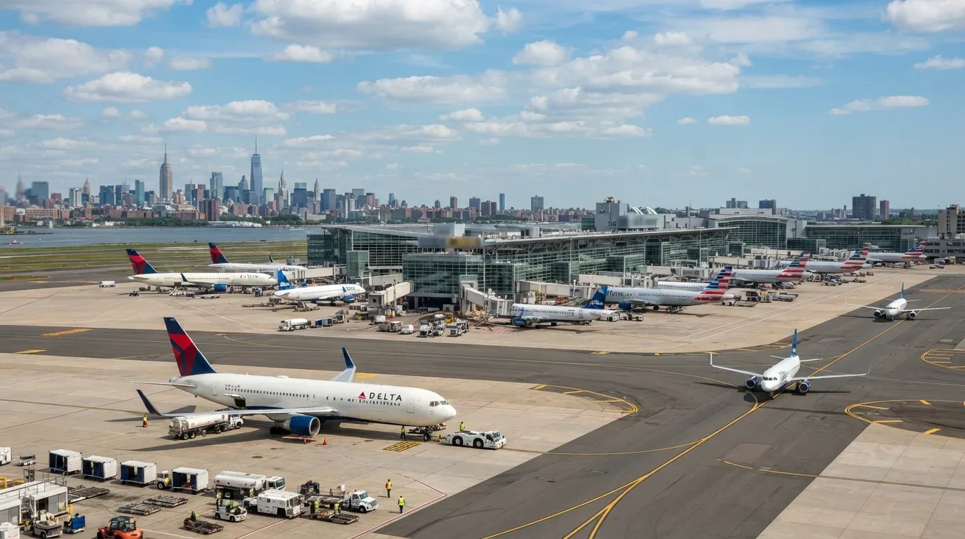 Newark Liberty International terminal for Flushing transfers